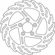 Moto-Master Brake Rotor - Rear - Flame [MPN: 110747-PU]_1312082