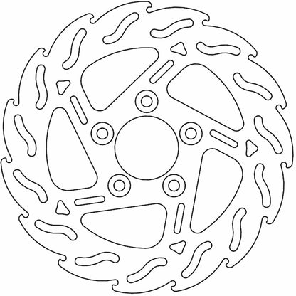 Moto-Master Brake Rotor - Rear - Flame [MPN: 110748-PU]_1312083