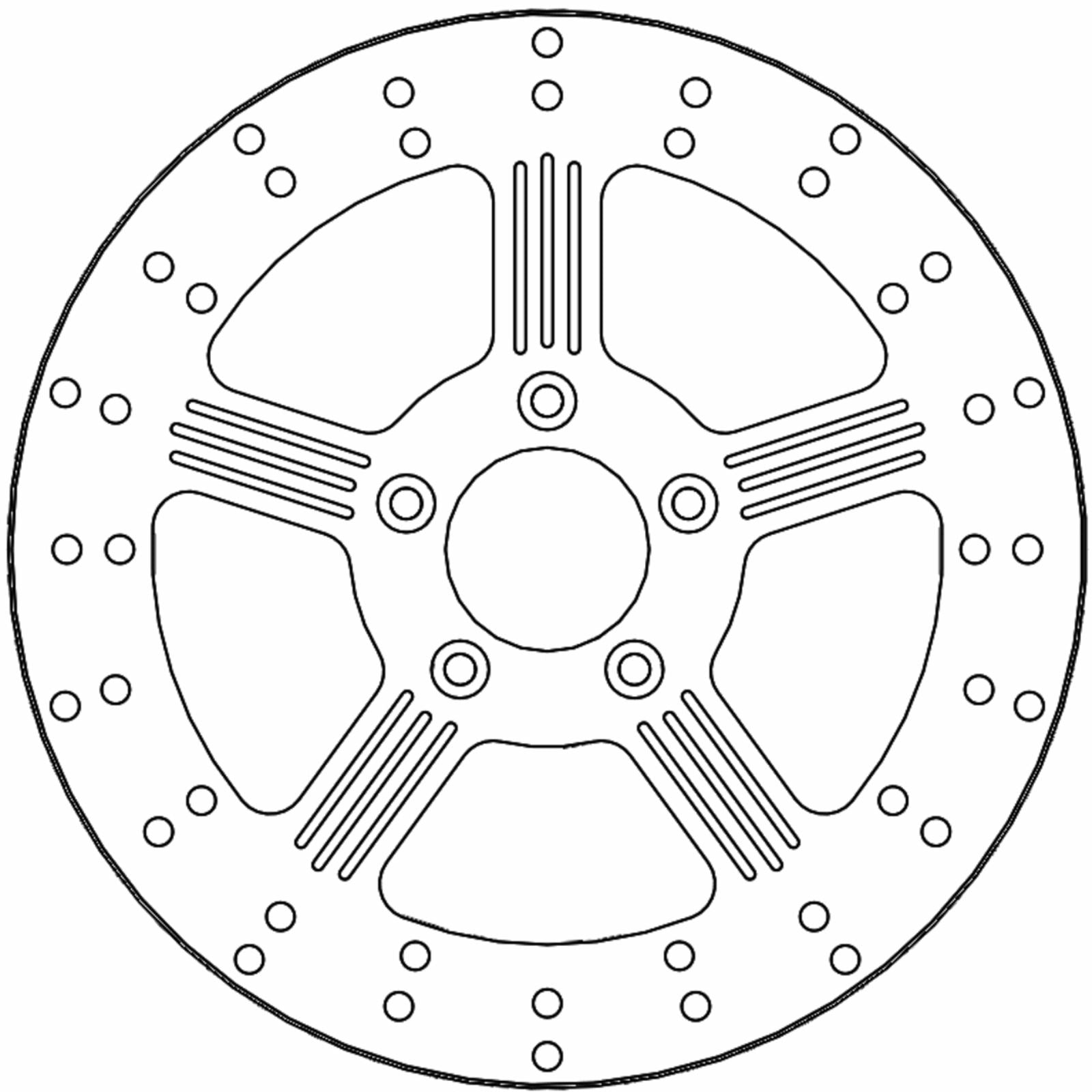 Moto-Master Brake Rotor - Front Right/Front Left - Adrian [MPN: 110751-PU]_1312084