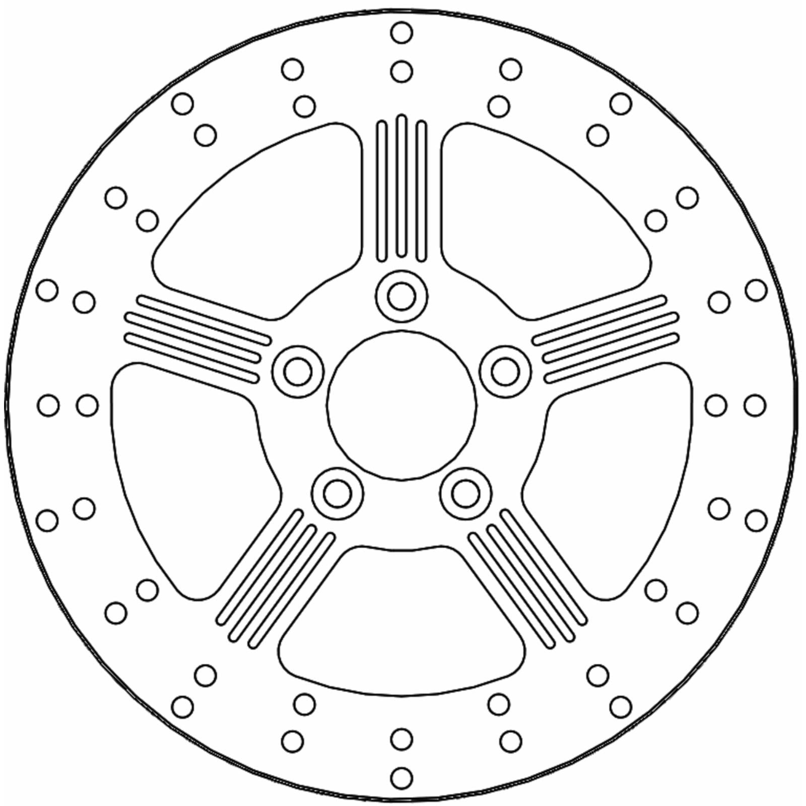 Moto-Master Brake Rotor - Rear - Adrian [MPN: 110752-PU]_1312085