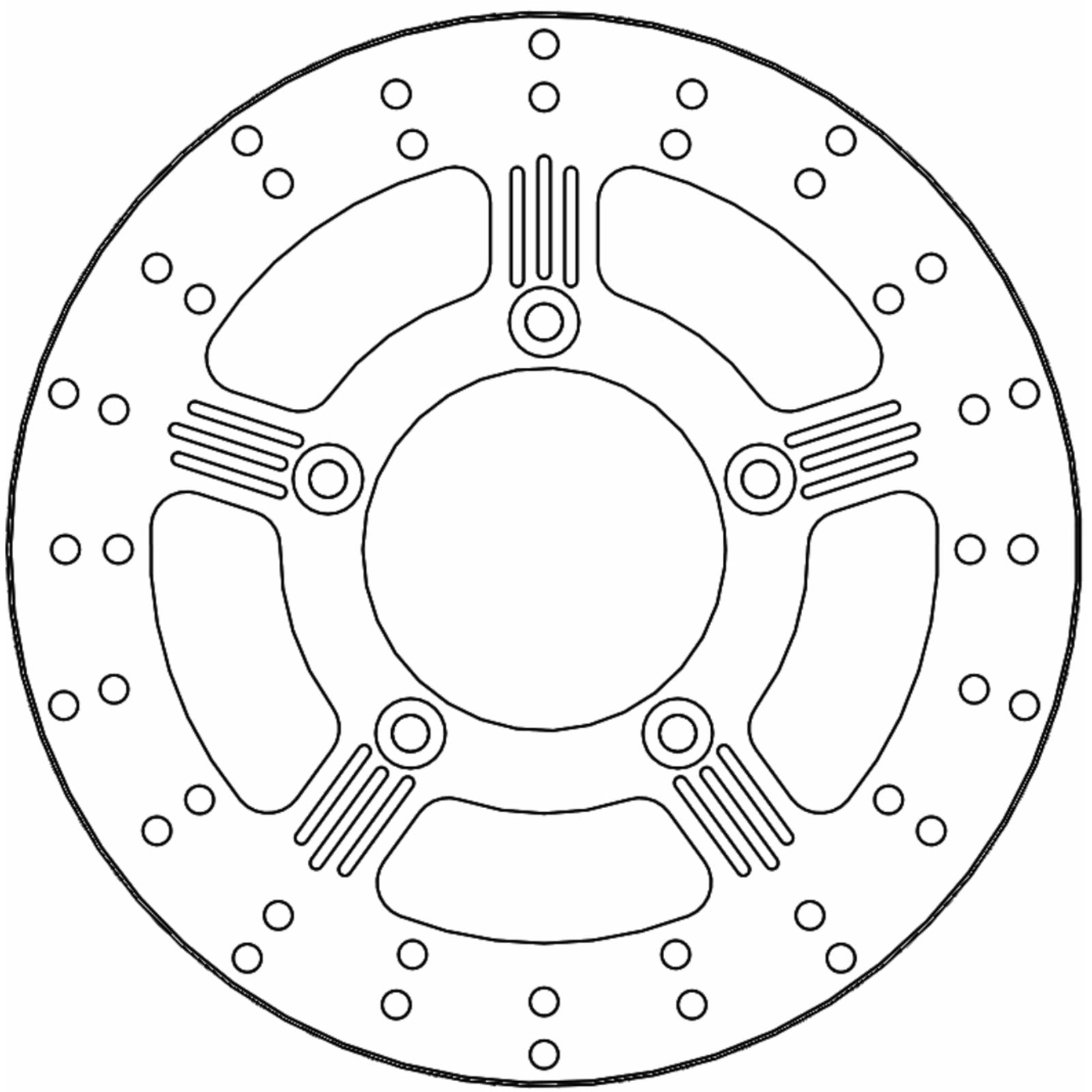 Moto-Master Brake Rotor - Rear - Adrian [MPN: 110753-PU]_1312213