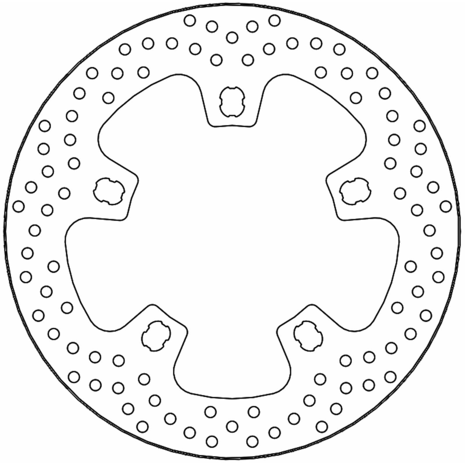 Moto-Master Brake Rotor - Front Right/Front Left - Halo [MPN: 110761-PU]_1312198