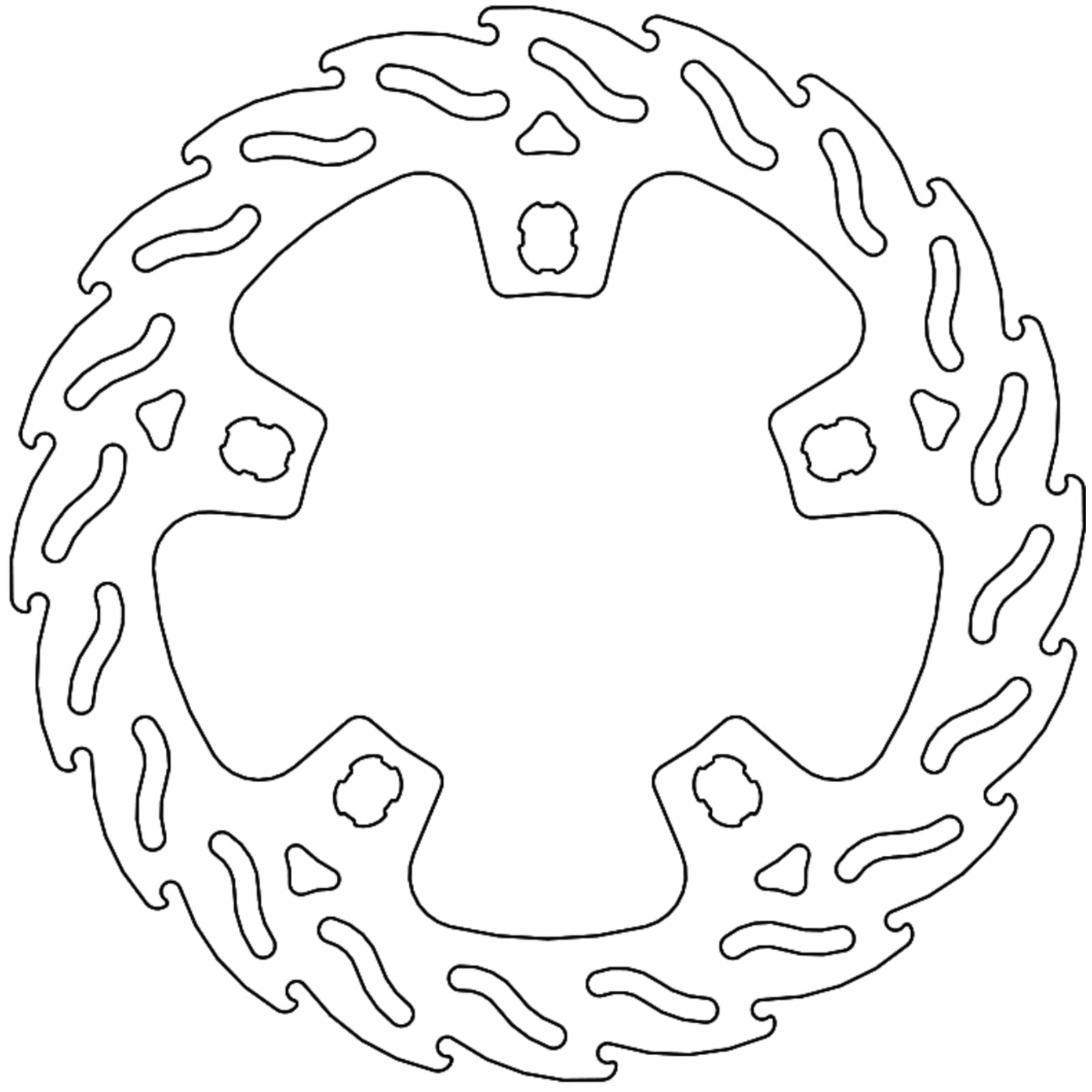 Moto-Master Brake Rotor - Front Right/Front Left - Halo [MPN: 110764-PU]_1312118