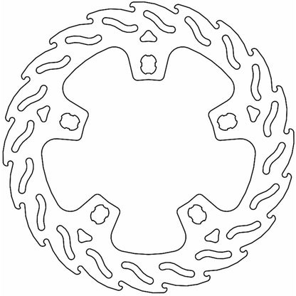 Moto-Master Brake Rotor - Front Right/Front Left - Halo [MPN: 110764-PU]_1312202