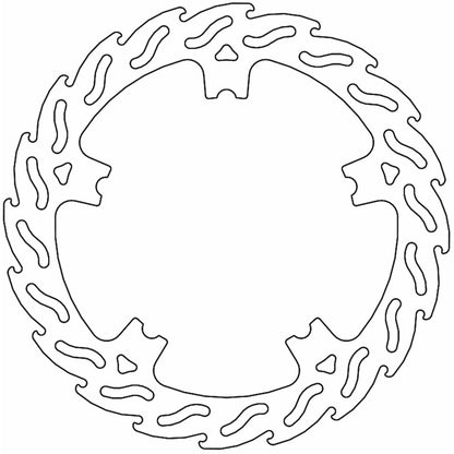 Moto-Master Brake Rotor - Front Left - Flame [MPN: 110765-PU]_1312210