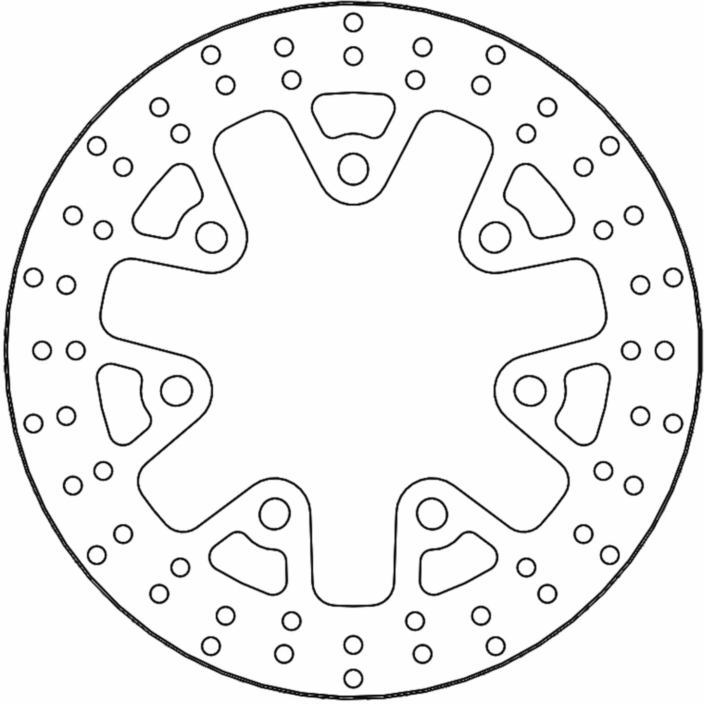 Moto-Master Brake Rotor - Front Right/Front Left - Halo [MPN: 110795-PU]_1312146