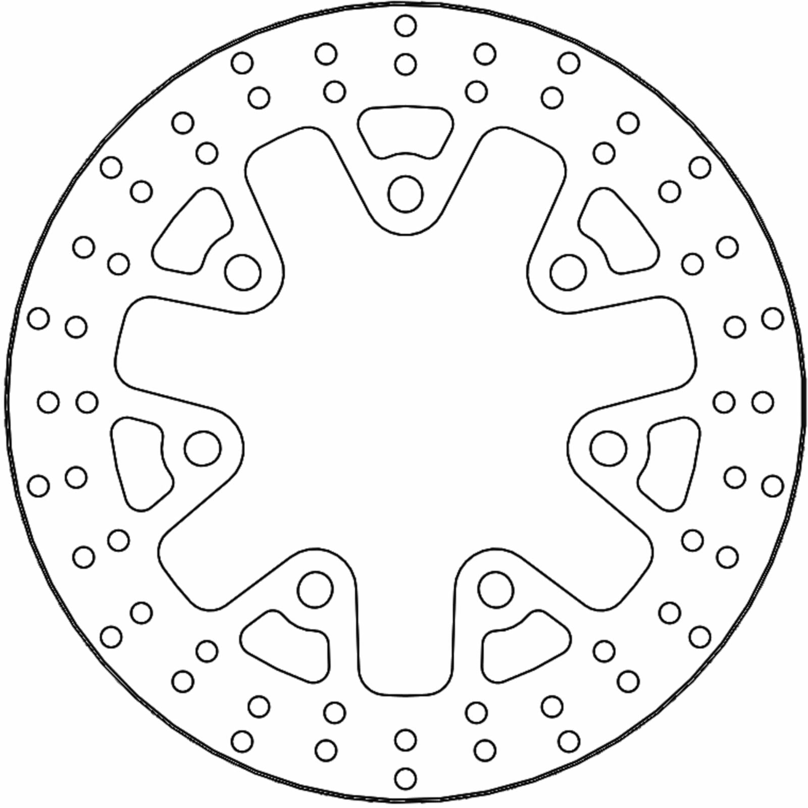 Moto-Master Brake Rotor - Front Right/Front Left - Halo [MPN: 110795-PU]_1312208