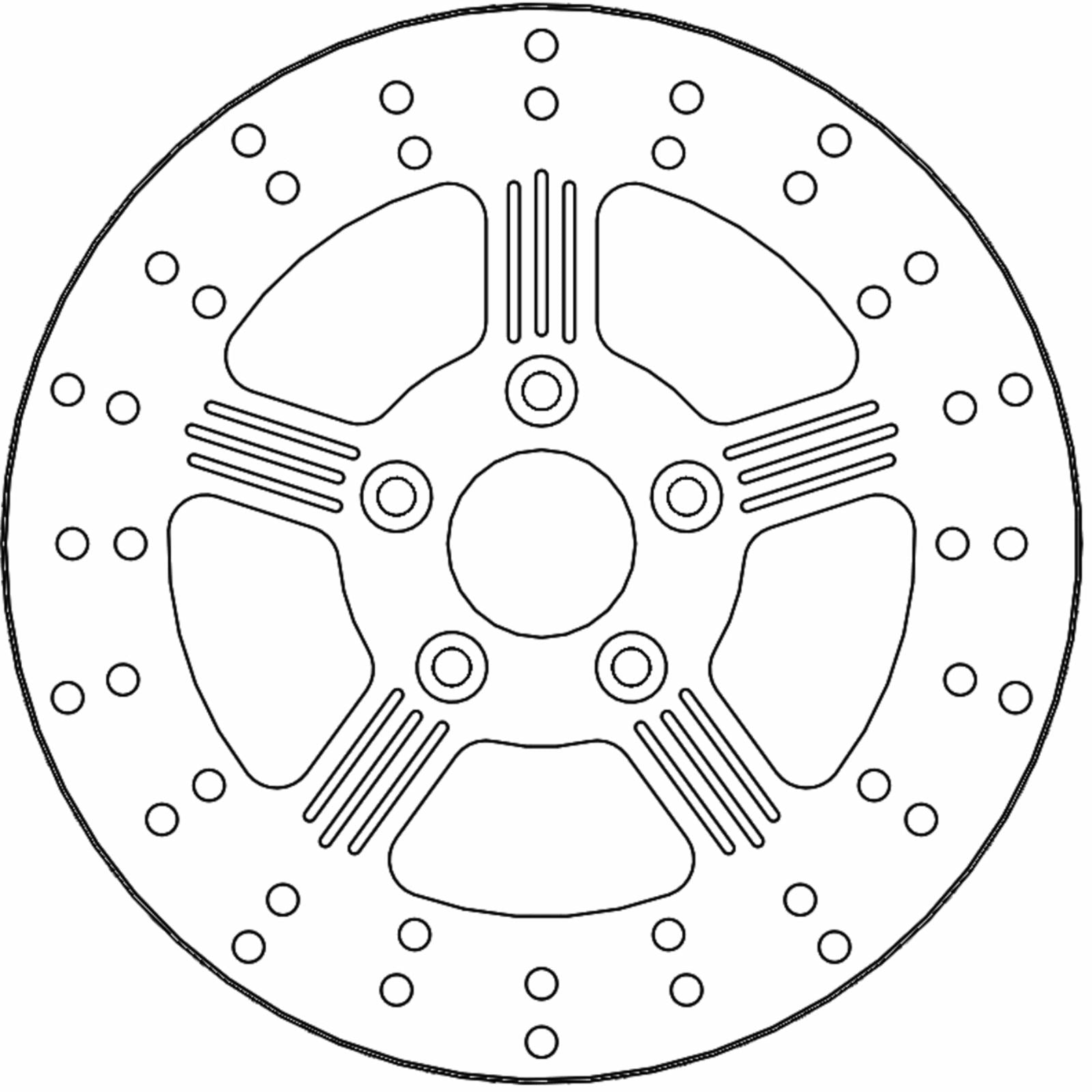 Moto-Master Brake Rotor - Front - Adrian [MPN: 110849-PU]_1312149