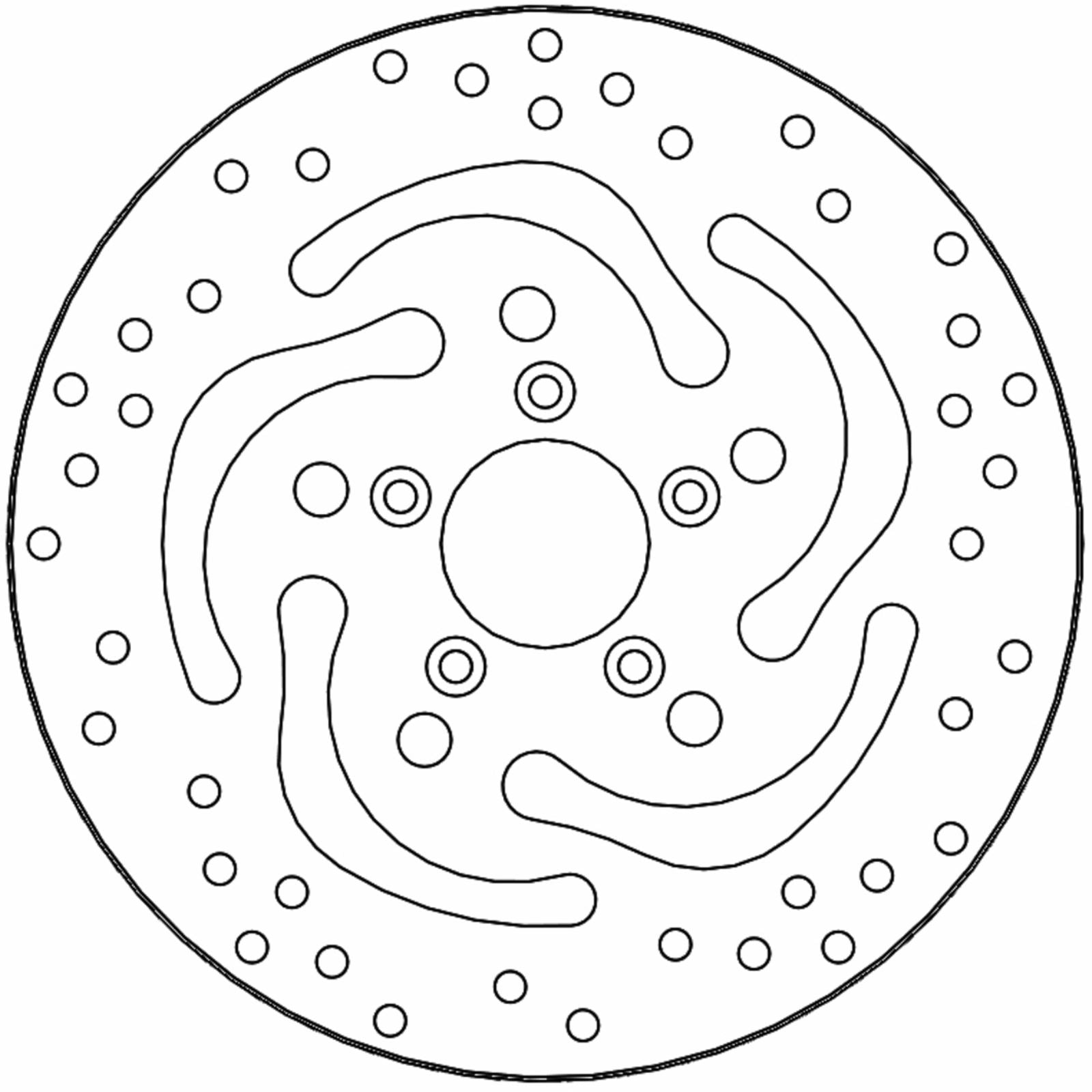 Moto-Master Brake Rotor - Front Left - Halo [MPN: 110863-PU]_1312150