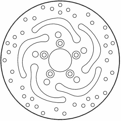 Moto-Master Brake Rotor - Rear - Halo [MPN: 110865-PU]_1312152