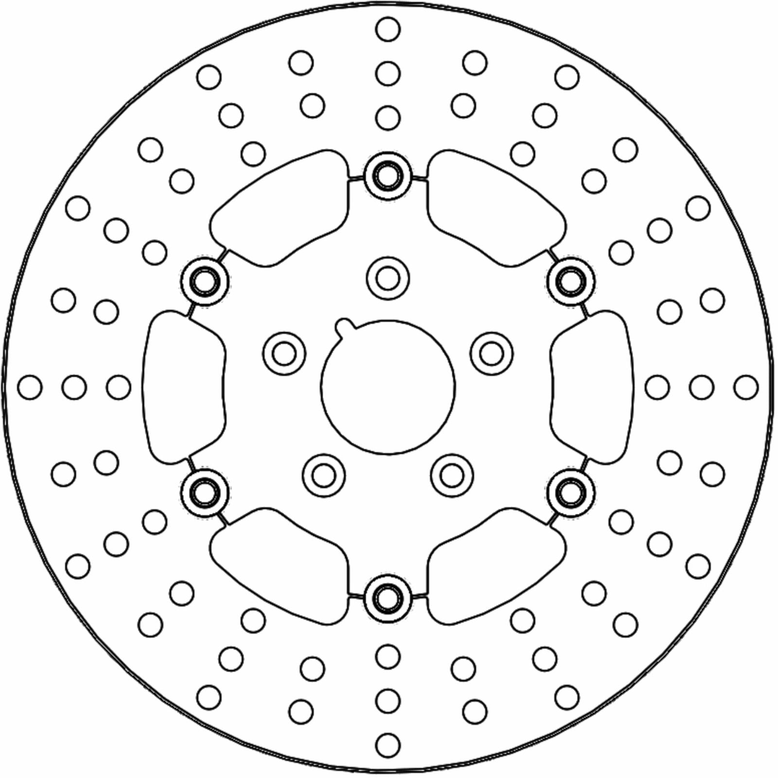 Moto-Master Brake Rotor - Front Right/Front Left - Adrian [MPN: 111086-PU]_1312156