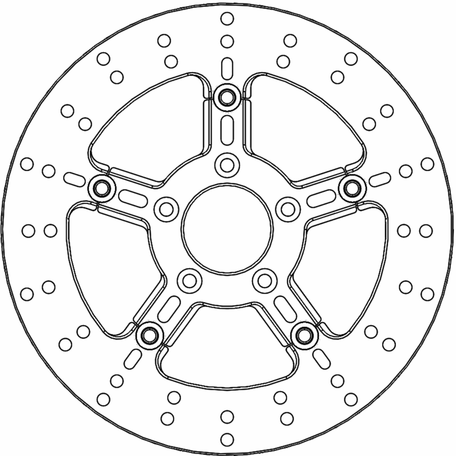 Moto-Master Brake Rotor - Front Right/Front Left - Adrian [MPN: 112293-PU]_1312259