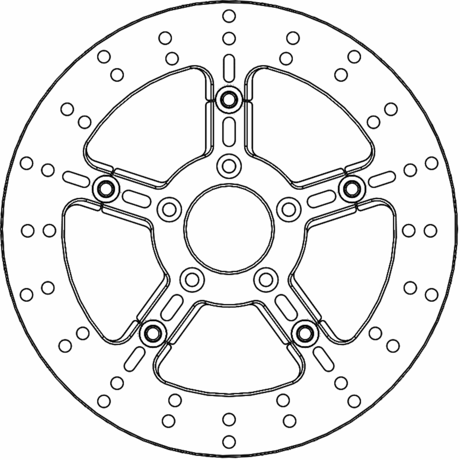 Moto-Master Brake Rotor - Front Right/Front Left - Adrian [MPN: 112311-PU]_1312137