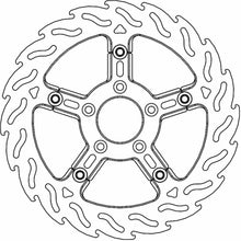 Moto-Master Brake Rotor - Front Right - Flame [MPN: 112313-PU]_1312119