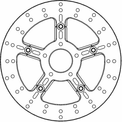 Moto-Master Brake Rotor - Front Right/Front Left - Adrian [MPN: 112315-PU]_1312121