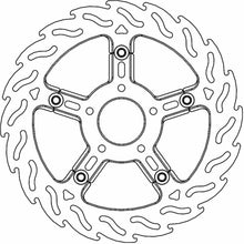 Moto-Master Brake Rotor - Front Right - Flame [MPN: 112317-PU]_1312268