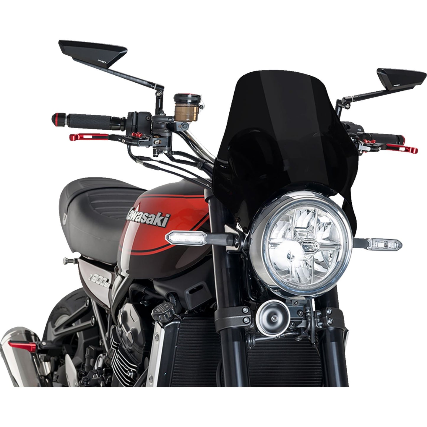 Puig Naked Windshield - Dark Smoke - Z900RS/SE [MPN: 21347F]_1334542