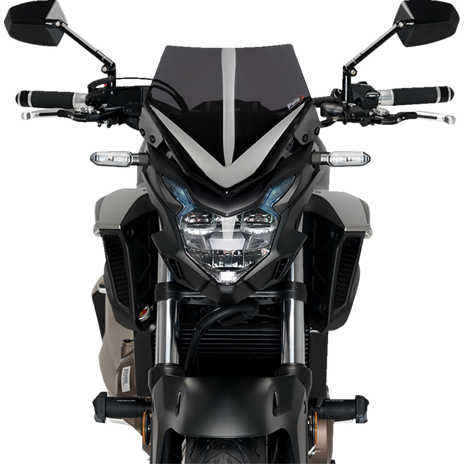 Puig New Generation Sport Windshield - Dark Smoke - CB500F 21412F_1334567