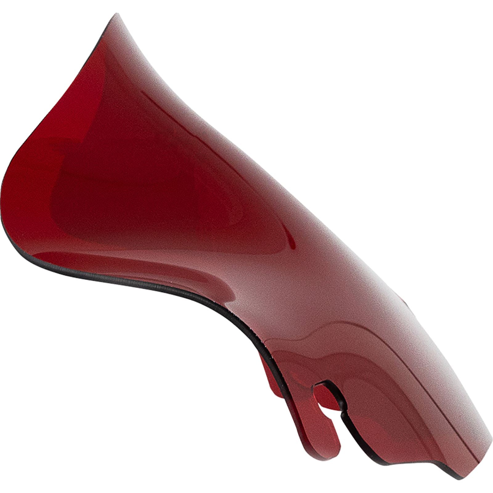 Klock Werks Kolor Flare Windshield - 6-1/2" - Red - FLH [MPN: KWW-01-0697]_1312237