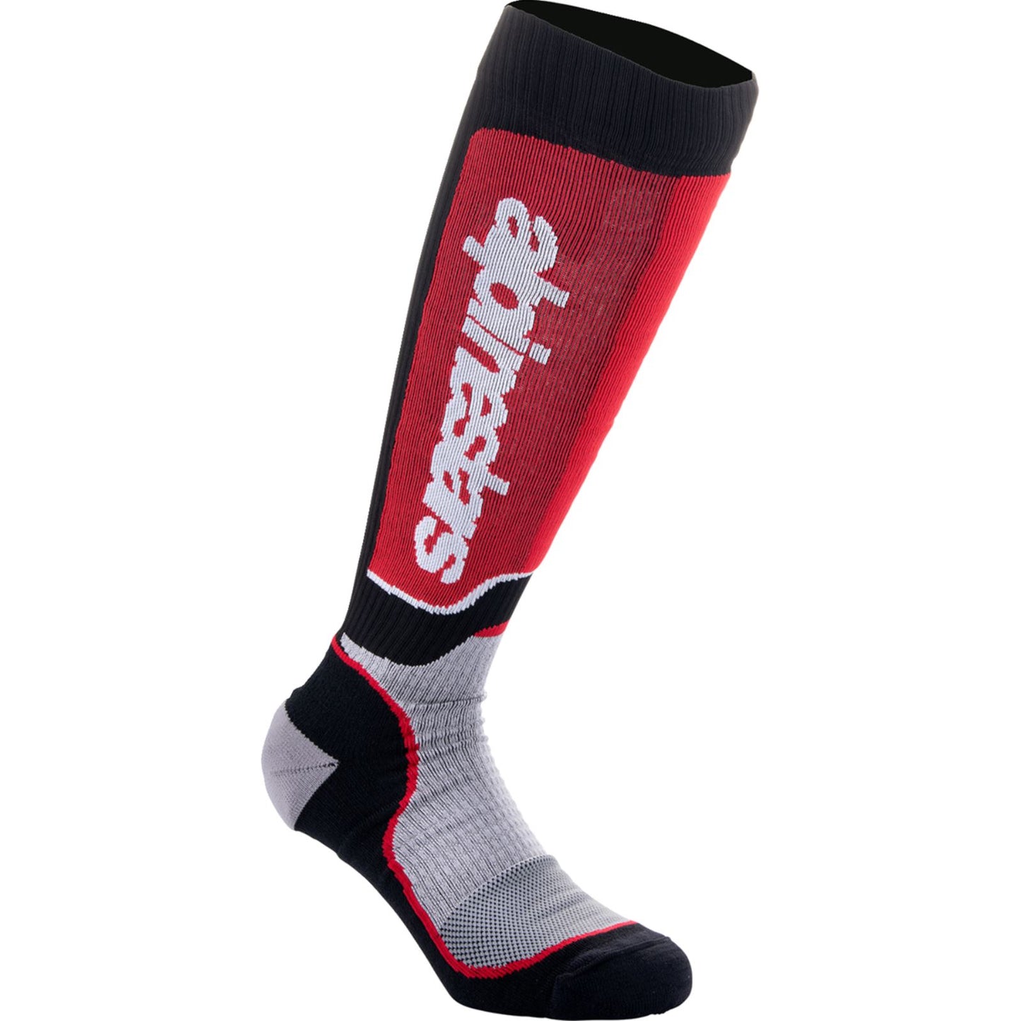 Alpinestars 2024 MX Plus Socks - Black/Red/Gray _1245607