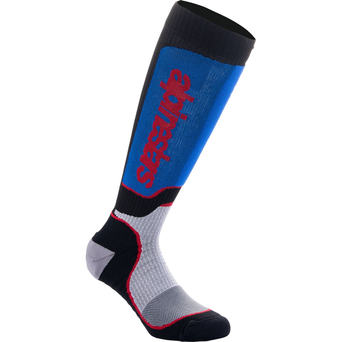 Alpinestars 2024 MX Plus Socks - Black/Red/White/Blue_1245609
