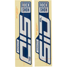 RockShox Decal Kit for SID SL D1 - Gloss Polar Foil for Blue Crush 11.4018.105.068_1418668