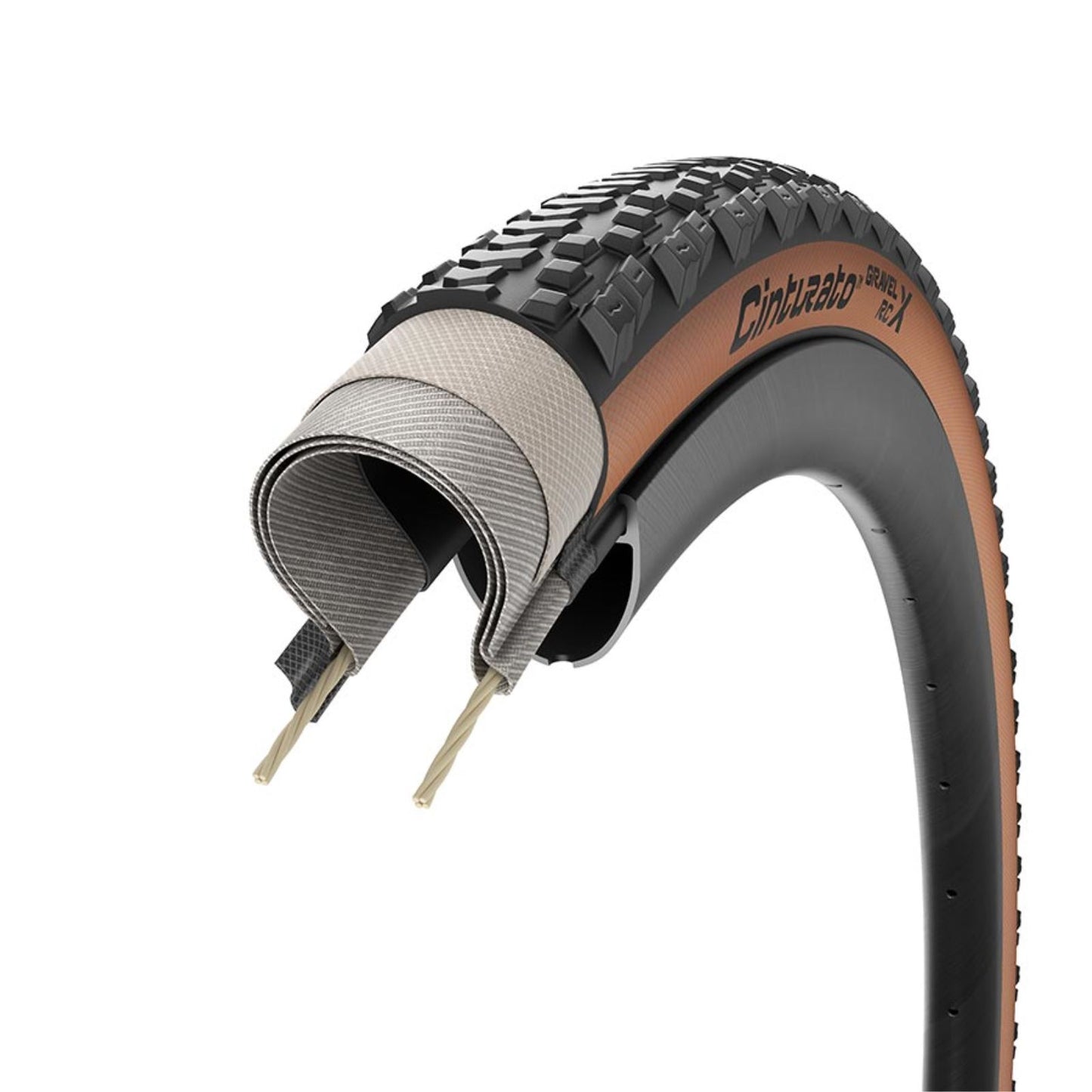 Pirelli - Bicycle Cinturato Gravel RC X Gravel Tire 700x40C SpeedGrip TechWALL 60TPI 4332800_1245737