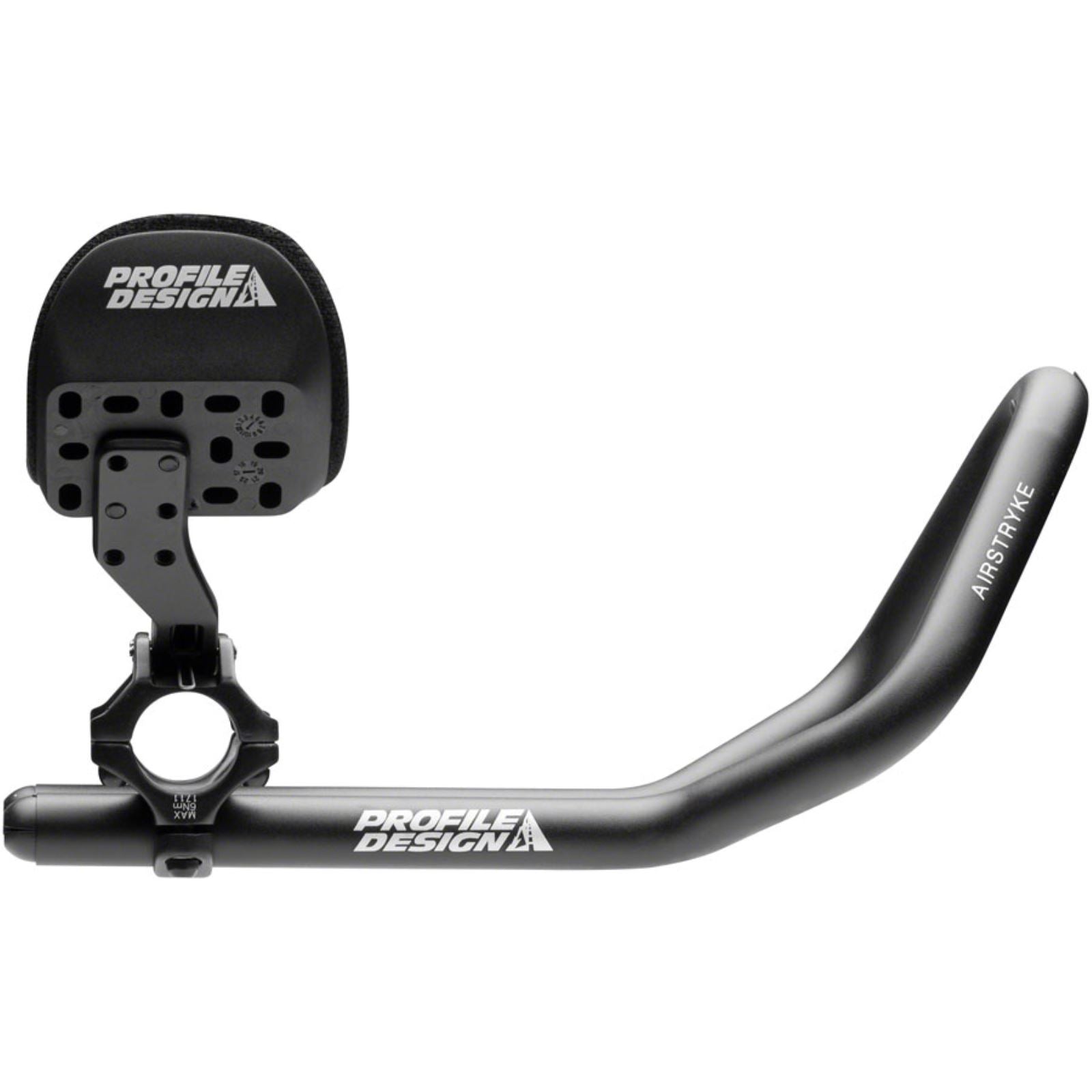 Profile Design Airstryke II Aluminum Aerobar: Ergo Armrest, Matte Black [MPN: RHAS31]_1246268