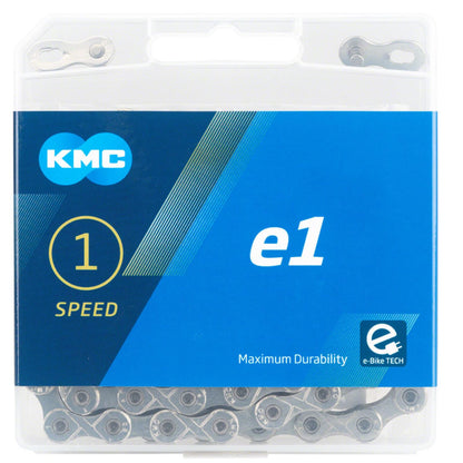 KMC E1 Chain - Single Speed 3/32", 110 Links, Silver [MPN: CN10102]_1247351