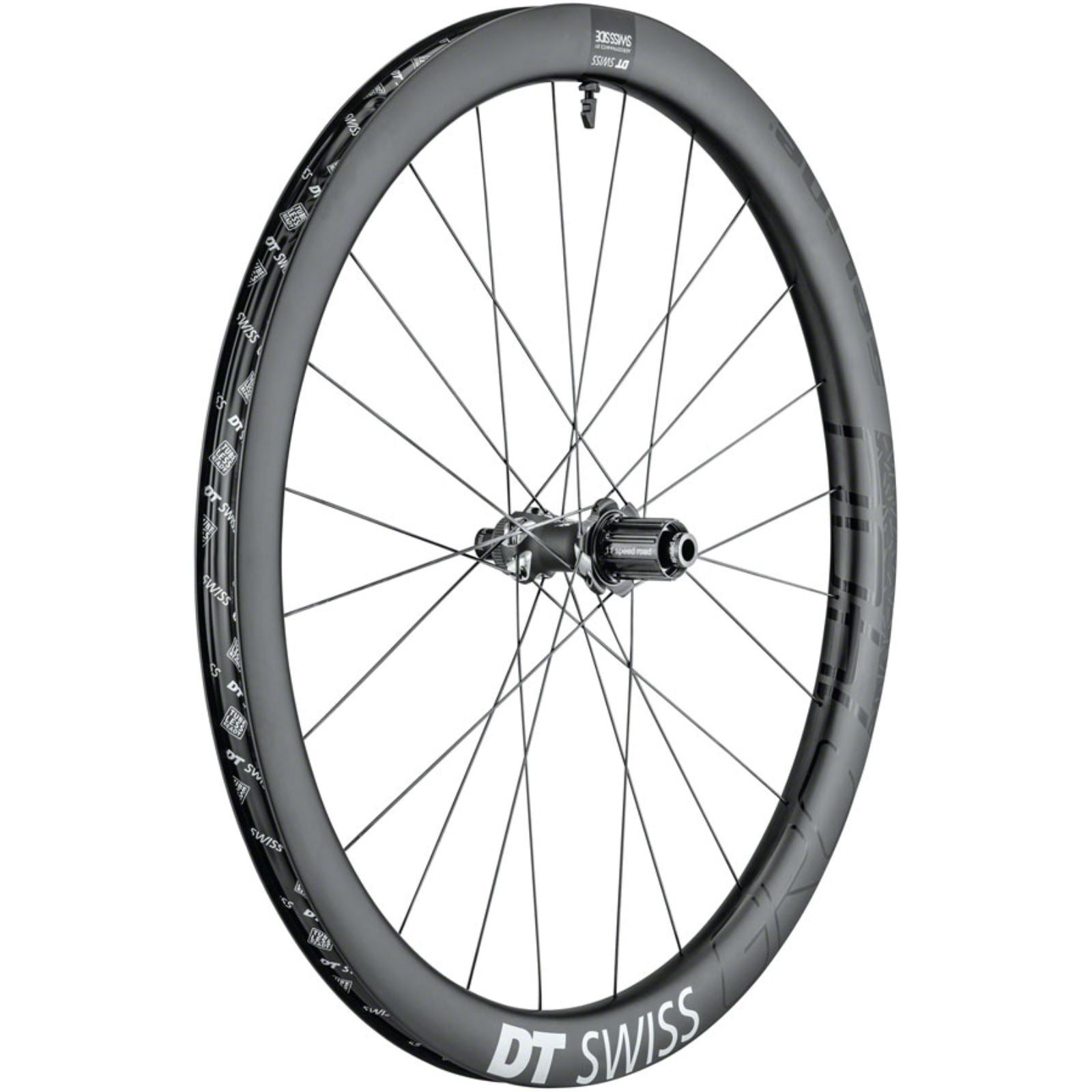 DT Swiss GRC 1400 Rear Wheel - 700, 12 x 142mm, Center-Lock, Black [MPN: WGRC140NIDJCA10663]_1247623