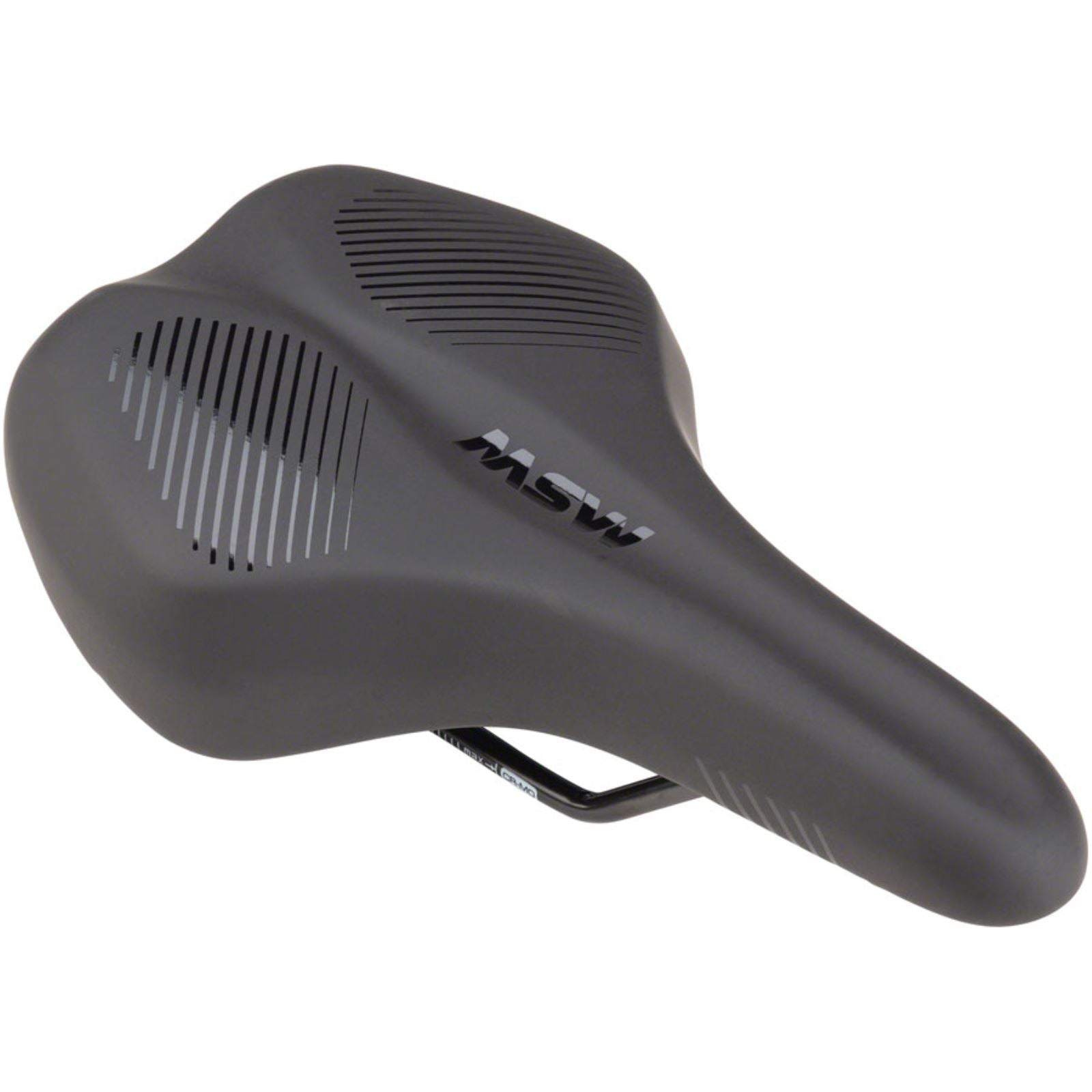 MSW SDL-164 Spin Fitness Saddle - Chromoly, Black [MPN: 17-000209]_1249413