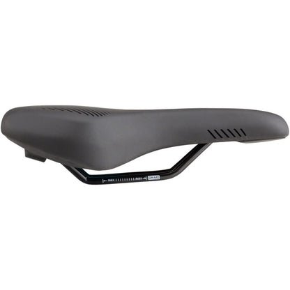 MSW SDL-164 Spin Fitness Saddle - Chromoly, Black [MPN: 17-000209]_1249414
