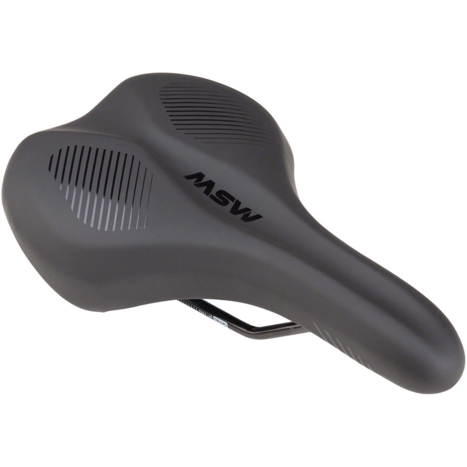 MSW SDL-173 Spin Fitness Saddle - Chromoly, Black [MPN: 17-000208]_1249419