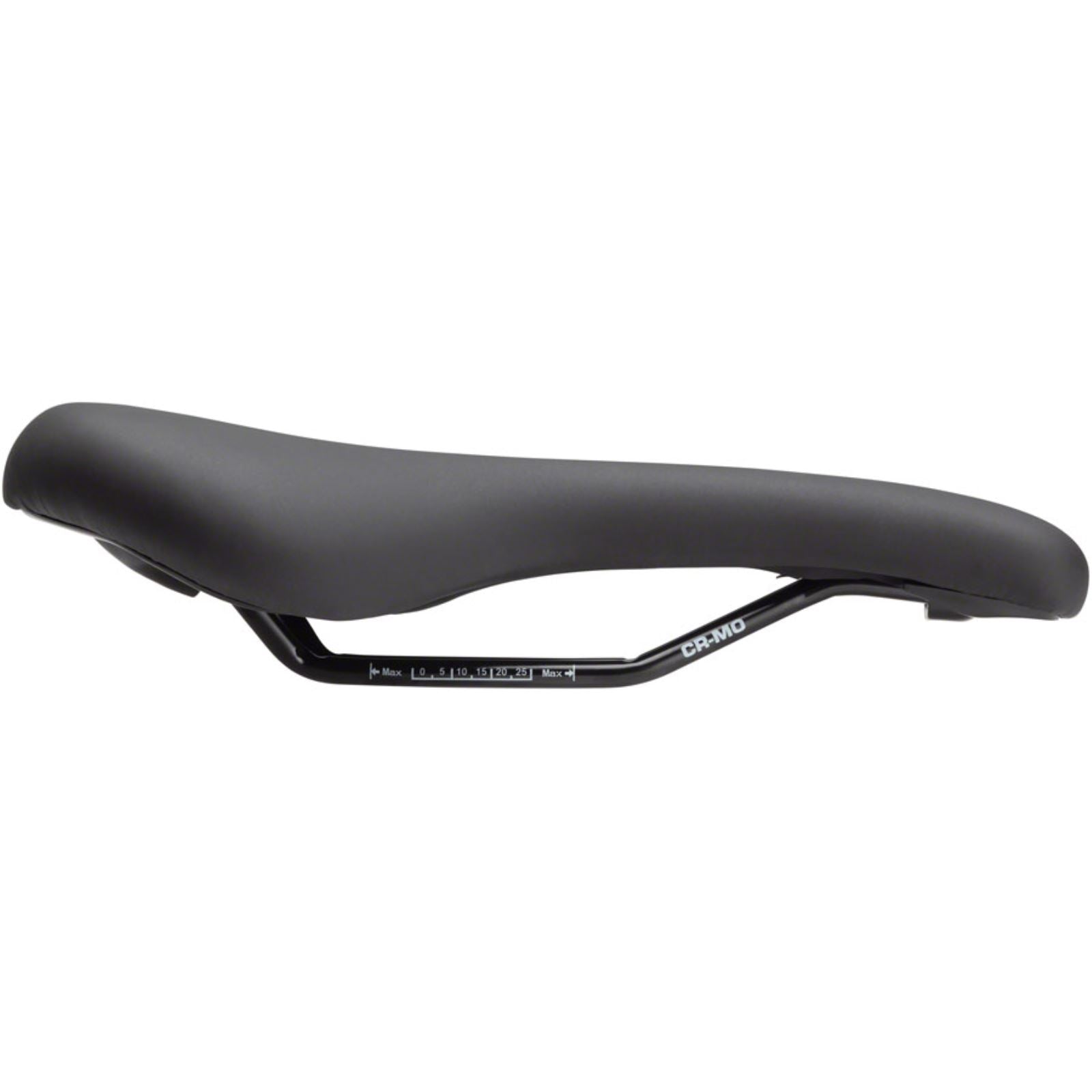 MSW SDL-165 Hustle Performance Saddle - Chromoly, Black [MPN: 17-000211]_1249372