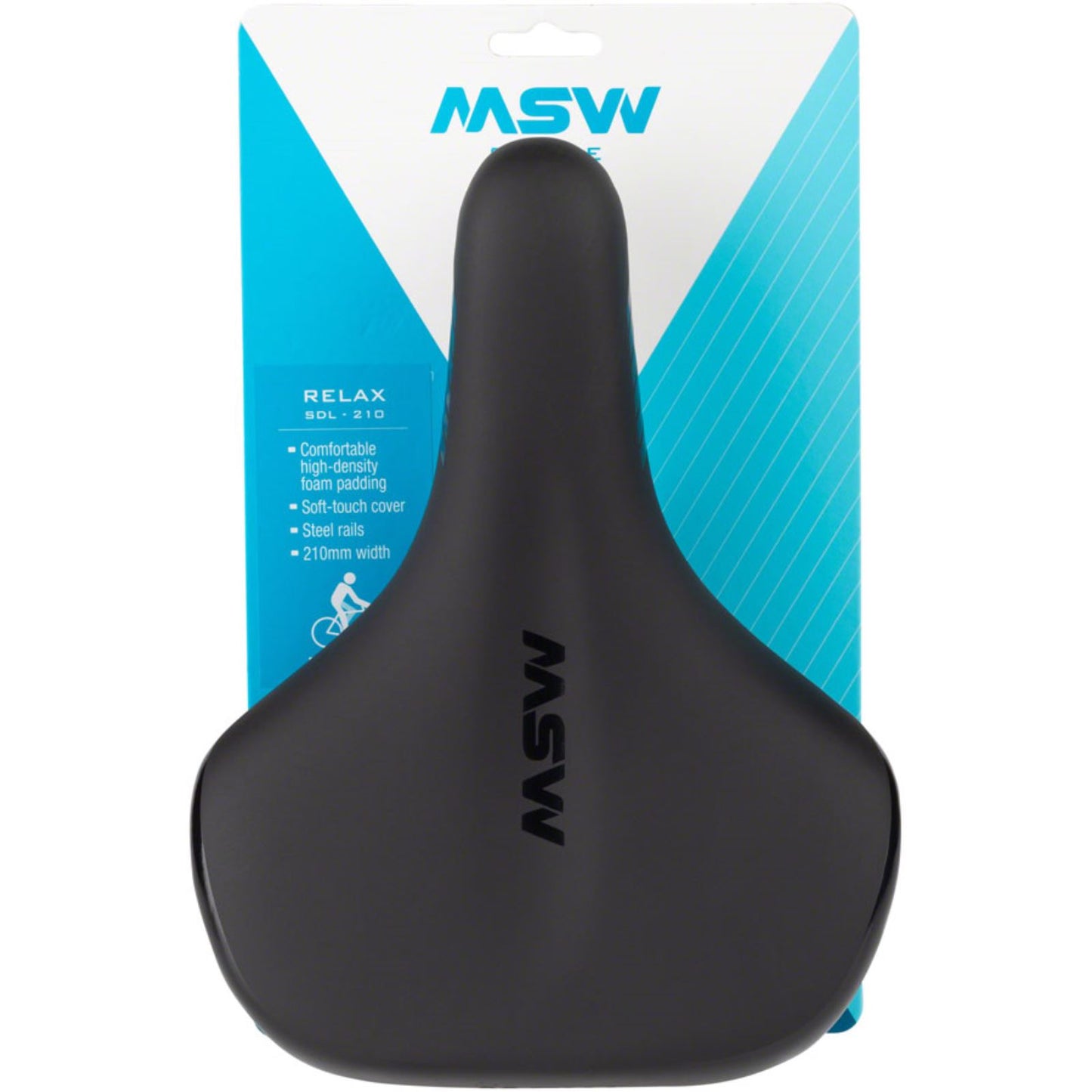 MSW SDL-210 Relax Recreation Saddle - Steel, Black [MPN: 17-000165]_1249455