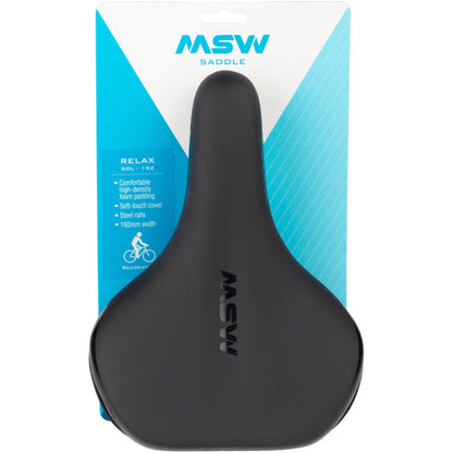 MSW SDL-192 Relax Recreation Saddle - Steel, Black [MPN: 17-000164]_1249461