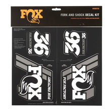 Fox Factory Heritage Decal Kit for Forks and Shocks - White 803-01-335_1250140