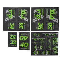 Fox Factory Heritage Decal Kit for Forks and Shocks - Green 803-01-338_1250173