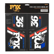 Fox Factory Heritage Decal Kit for Forks and Shocks - Red/White/Blue 803-01-339_1250197