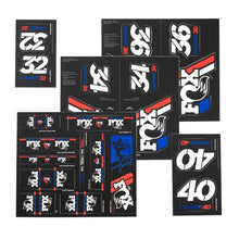 Fox Factory Heritage Decal Kit for Forks and Shocks - Red/White/Blue 803-01-339_1250174