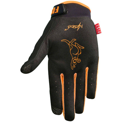 Fist Handwear Robbie Maddison Highlighter Gloves - Black/Orange - Full Finger - 2XS [MPN: FS00133XXS]_1253121