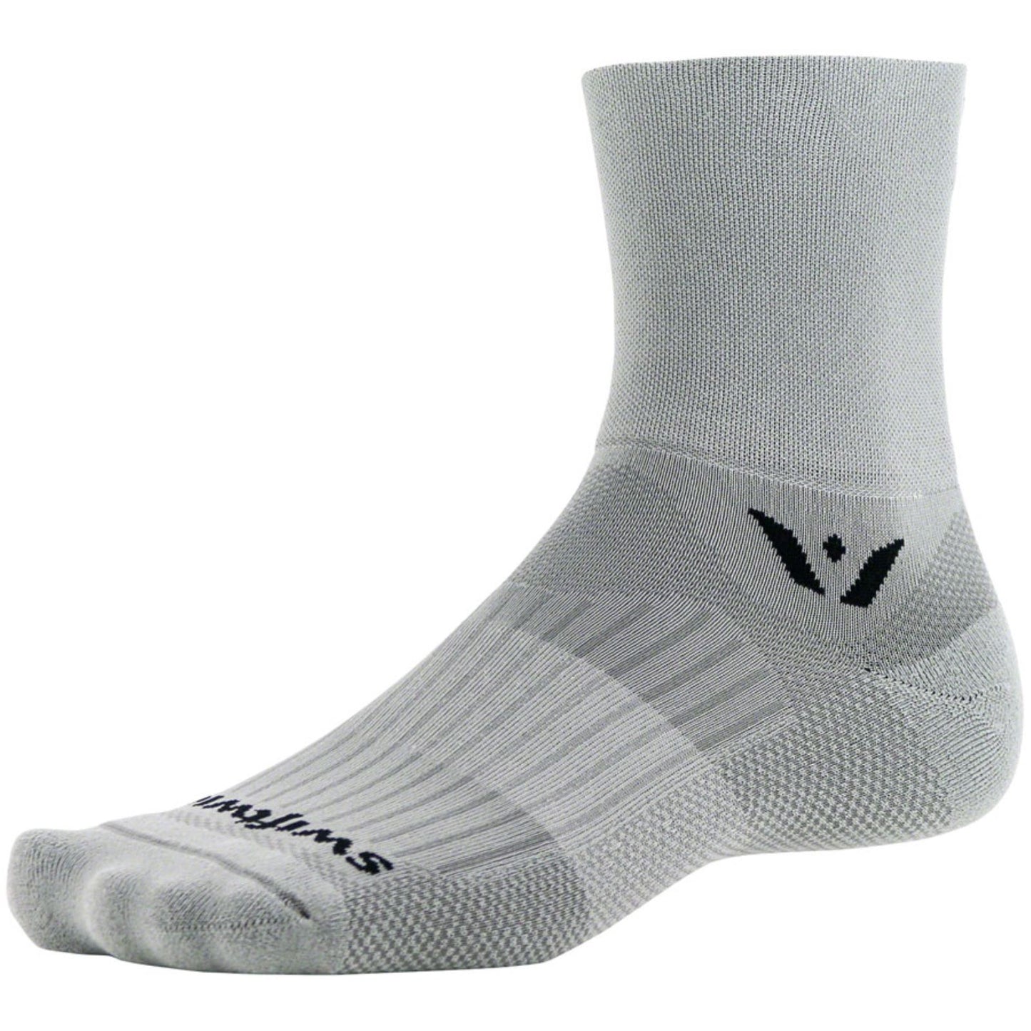 Swiftwick Aspire Four Socks - 4 inch, Pewter_1253166