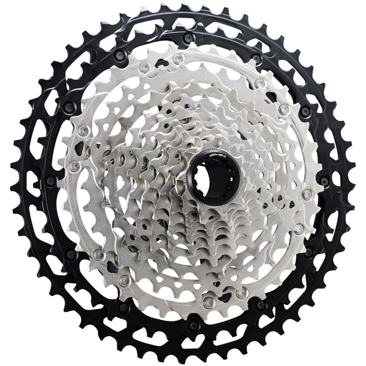 Shimano Cassette - 12-Speed - 10-51t - Silver/Black - Micro Spline [MPN: ICSM8100051]_1253376