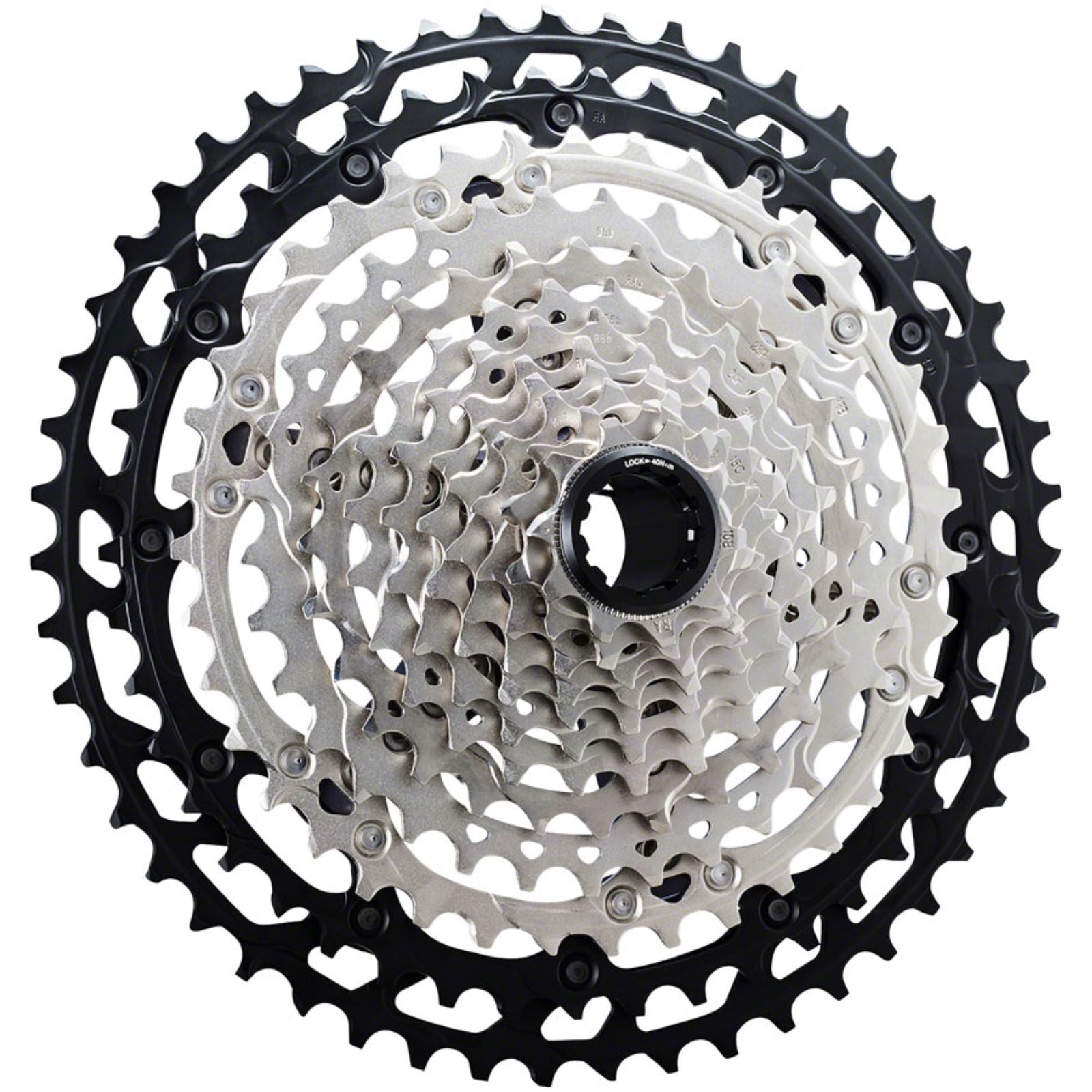 Shimano Cassette - 12-Speed - 10-51t - Silver/Black - Micro Spline [MPN: ICSM8100051]_1253376