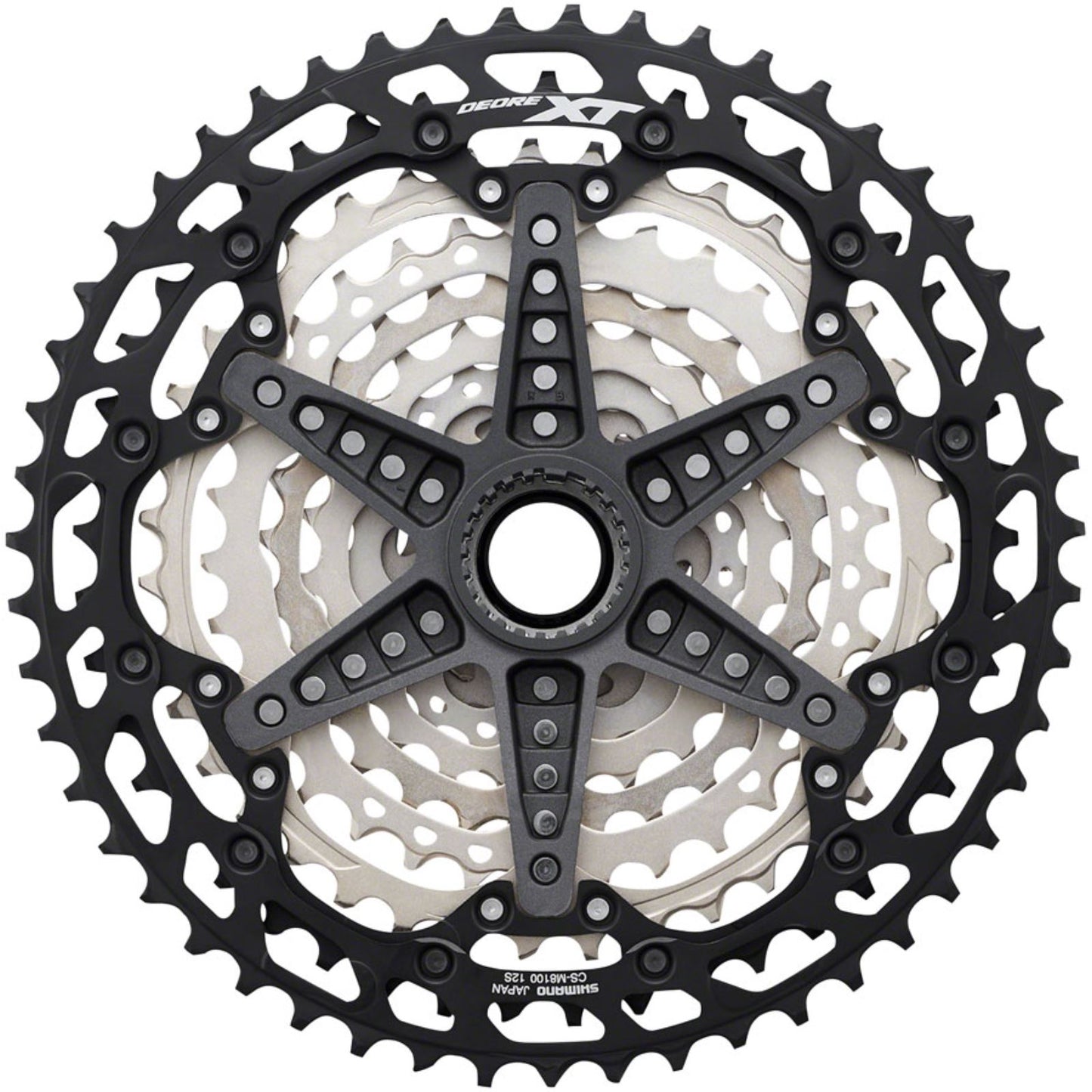 Shimano Cassette - 12-Speed - 10-51t - Silver/Black - Micro Spline [MPN: ICSM8100051]_1253377