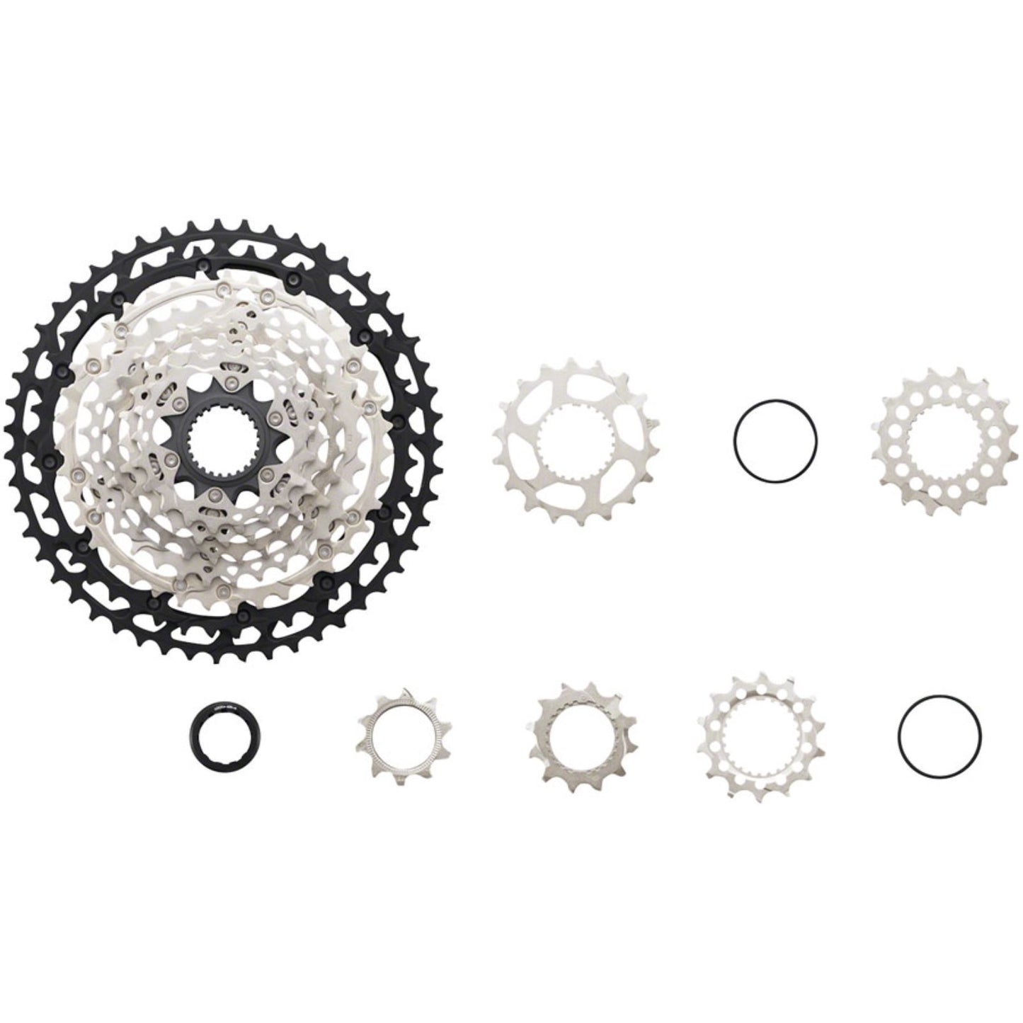Shimano Cassette - 12-Speed - 10-51t - Silver/Black - Micro Spline [MPN: ICSM8100051]_1253378