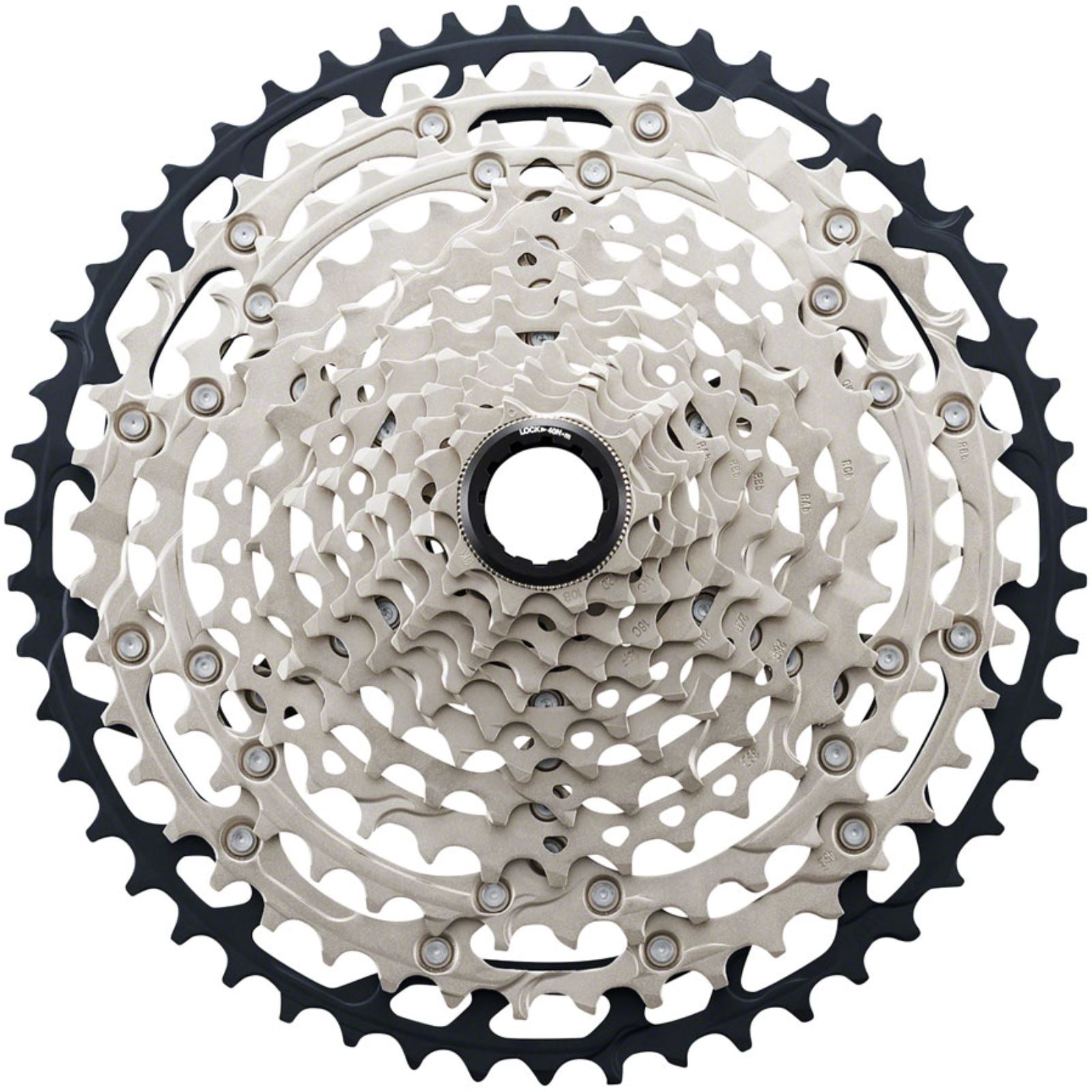 Shimano Cassette - 12-Speed - 10-45t - Silver/Black - Micro Spline [MPN: ICSM7100045]_1253470