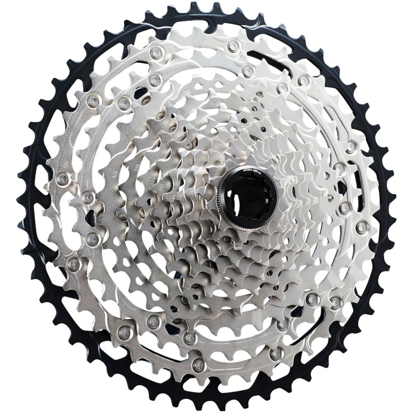 Shimano Cassette - 12-Speed - 10-45t - Silver/Black - Micro Spline [MPN: ICSM7100045]_1253449