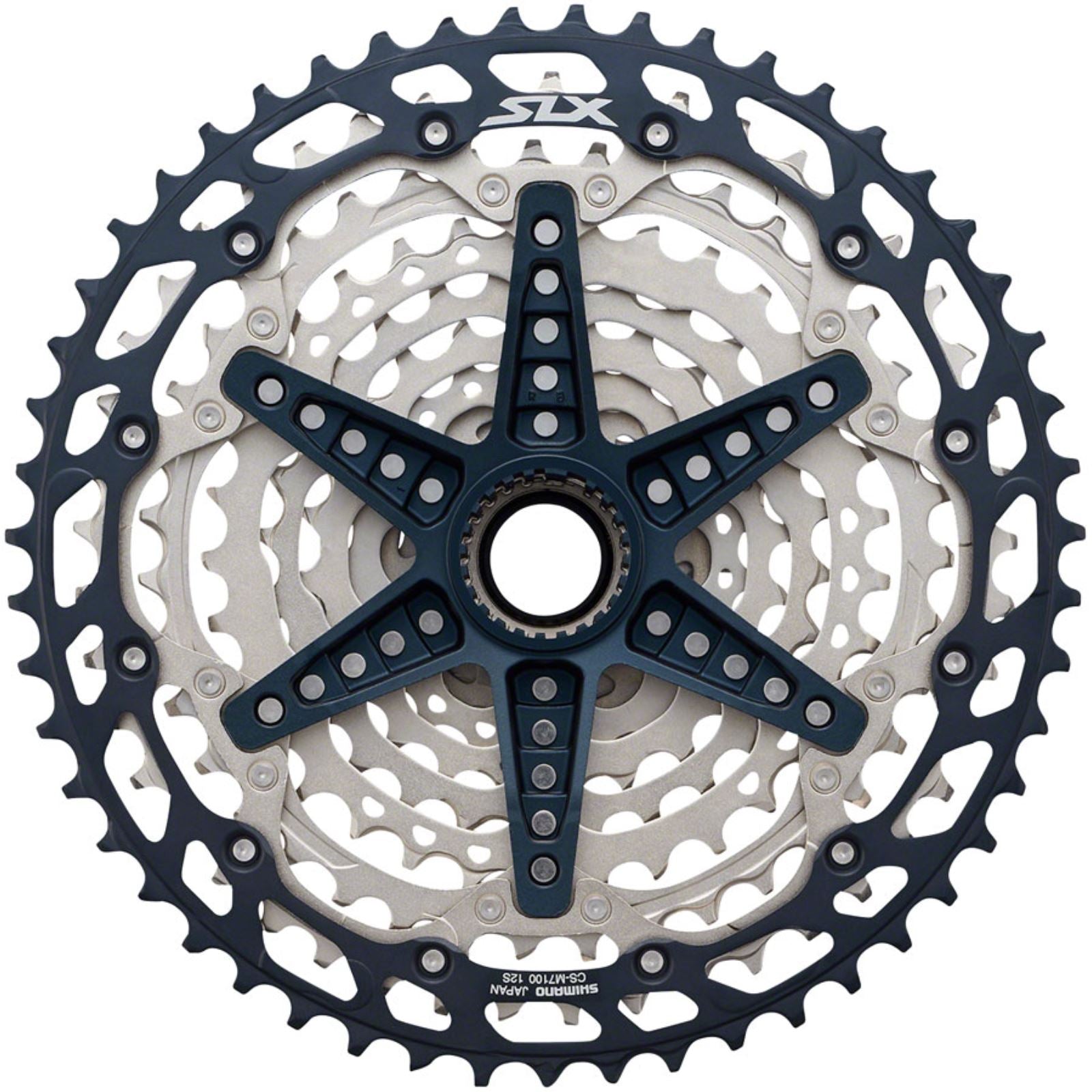 Shimano Cassette - 12-Speed - 10-45t - Silver/Black - Micro Spline [MPN: ICSM7100045]_1253471