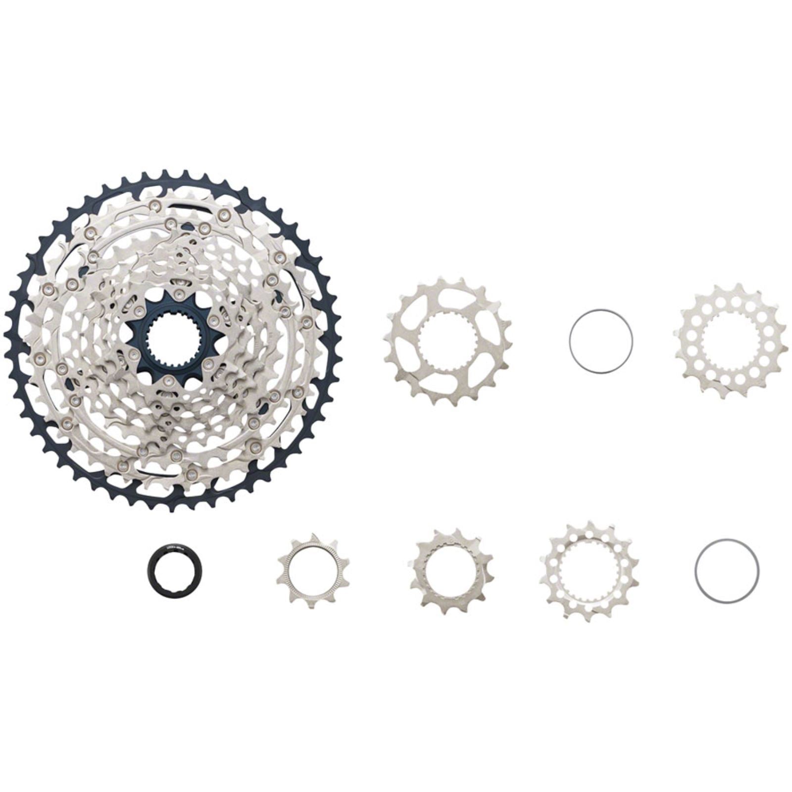 Shimano Cassette - 12-Speed - 10-45t - Silver/Black - Micro Spline [MPN: ICSM7100045]_1253448